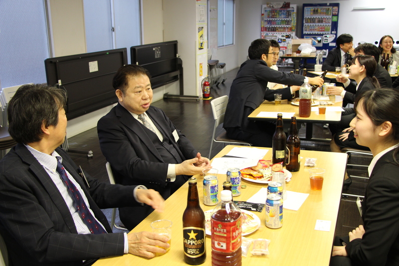 役員・管理職との顔合わせ懇親会