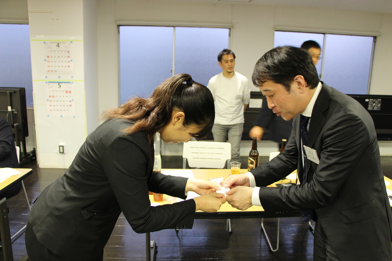 役員・管理職との顔合わせ懇親会